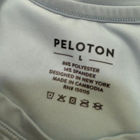 Women Peloton Distance Shirttail Tank Top Workout in Blue Gray Size Large - Picture 6 of 6